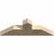 Ekena Millwork Portland Rough Sawn Timber Gable Bracket, Douglas Fir, 36"W x 12"H x 4"D x 6"F, 8/12 Pitch GBW036X12X0406POR00RDF - alternate 5
